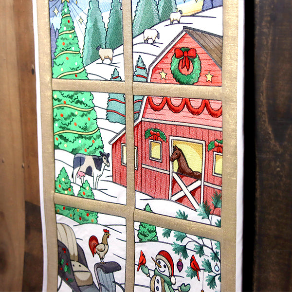 Christmas on the Farm Scene - Block 6