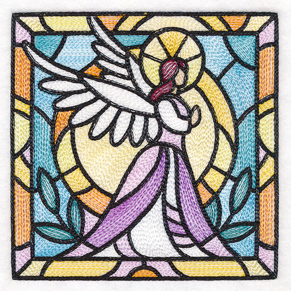 Stained Glass Christmas - Angel