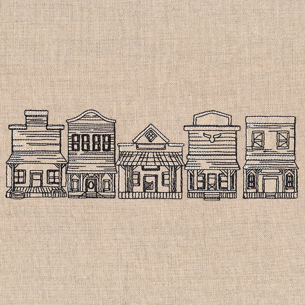 Wild West Town Border