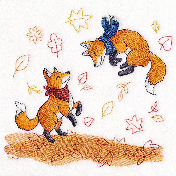 Autumn Fun Foxes
