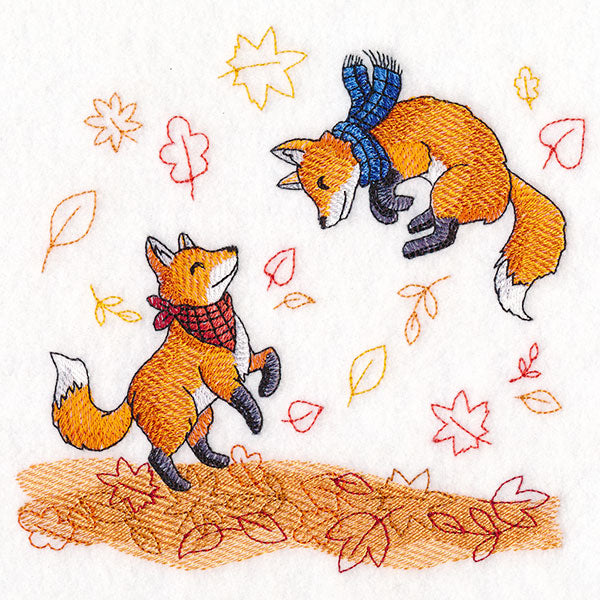 Autumn Fun Foxes