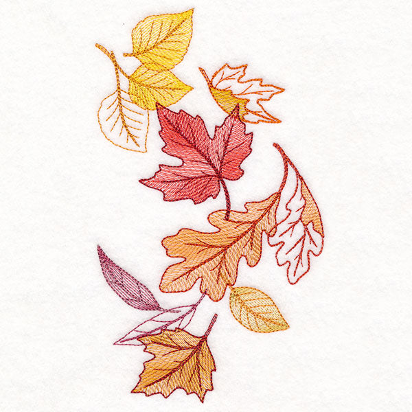 Festive Harvest Leaf Feature