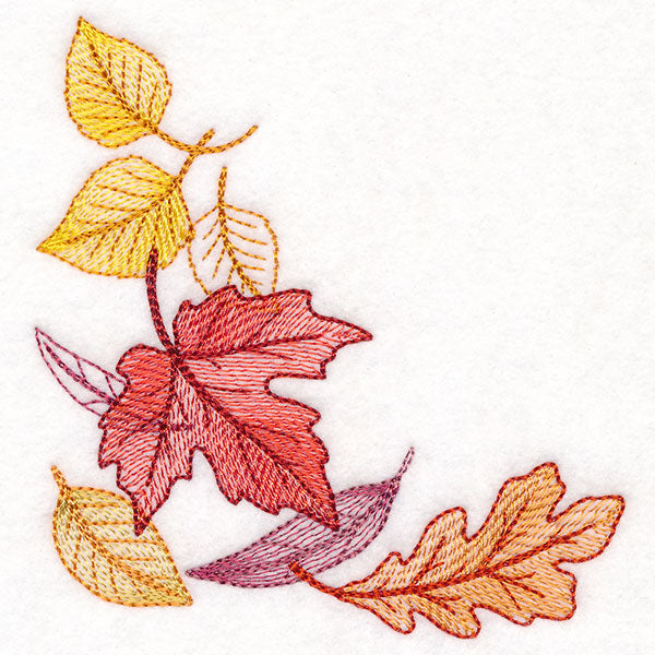 Festive Harvest Leaf Corner