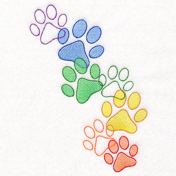 Sunshine & Rainbows Pet Paw Prints