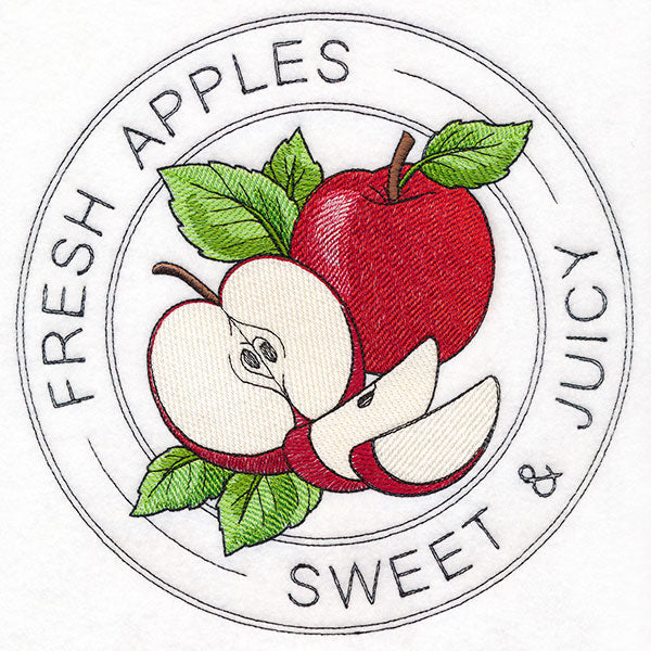 Sweet & Juicy Fresh Apples Stamp