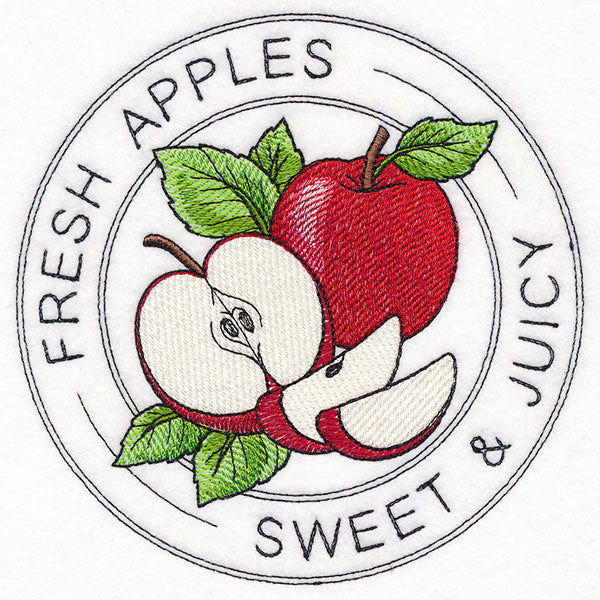 Sweet & Juicy Fresh Apples Stamp