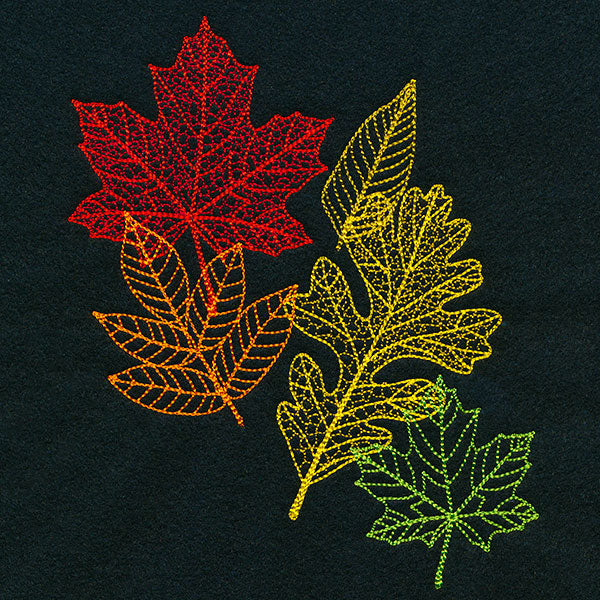 Vibrant Autumn Leaf Spray