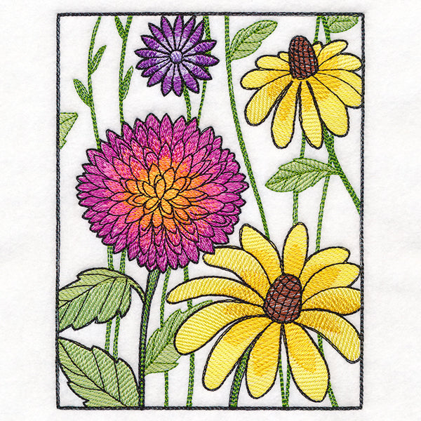 Fanciful Fall Garden Scene 4