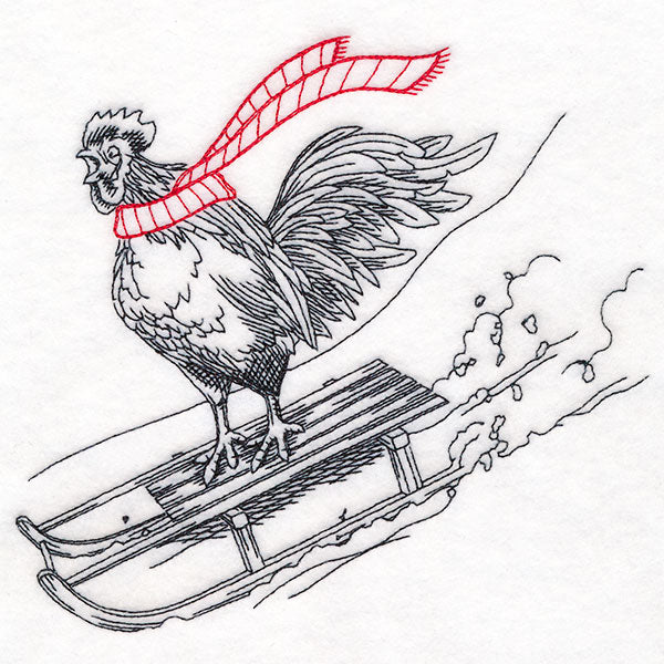 Christmas Cruise Sledding Chicken