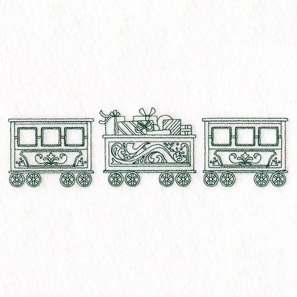 Endless Christmas Train - Center Cars