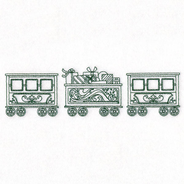 Endless Christmas Train - Center Cars