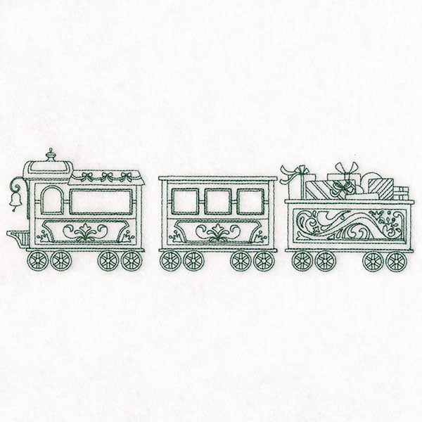 Endless Christmas Train - Caboose & Cars