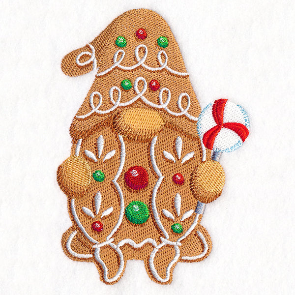 Christmas Gingerbread Lady Gnome