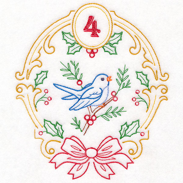 Regal 12 Days of Christmas - Four Calling Birds (Vintage)