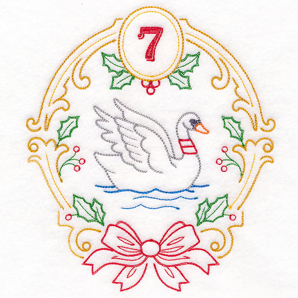 Regal 12 Days of Christmas - Seven Swans-a-Swimming (Vintage)