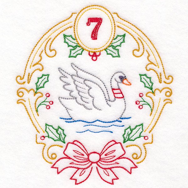 Regal 12 Days of Christmas - Seven Swans-a-Swimming (Vintage)