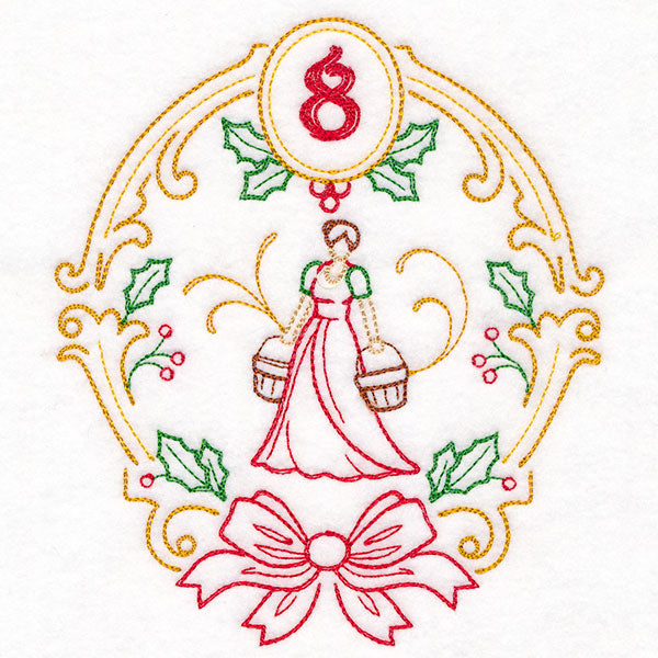 Regal 12 Days of Christmas - Eight Maids-a-Milking (Vintage)