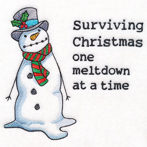 Surviving Christmas One Meltdown at a Time Snowman