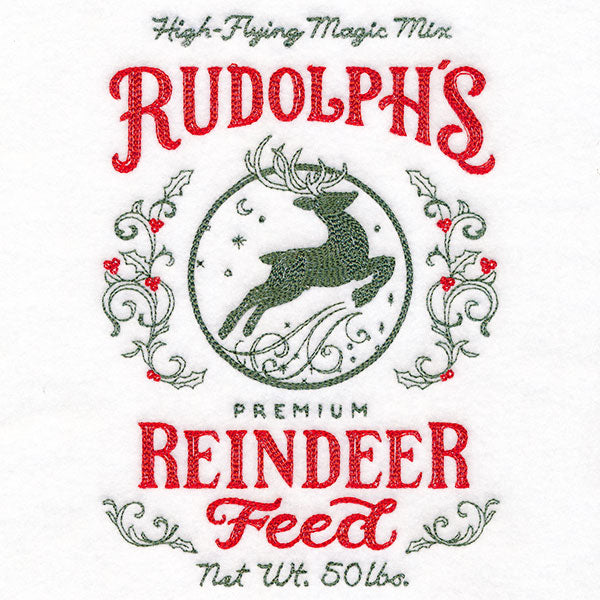 Rudolph's Reindeer Feed Christmas Market Sign