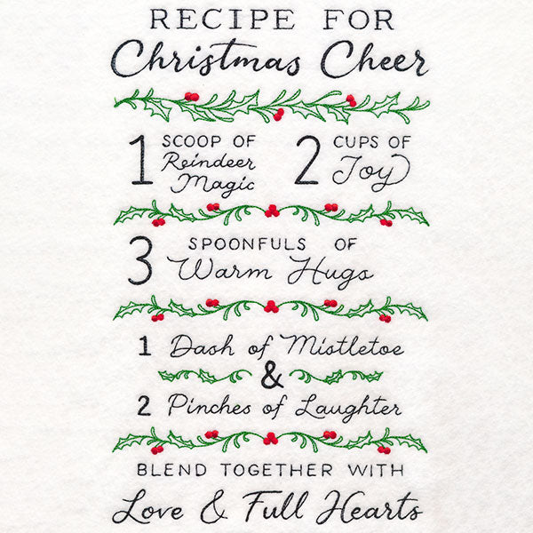 Recipe for Christmas Cheer
