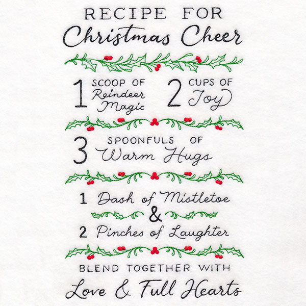 Recipe for Christmas Cheer