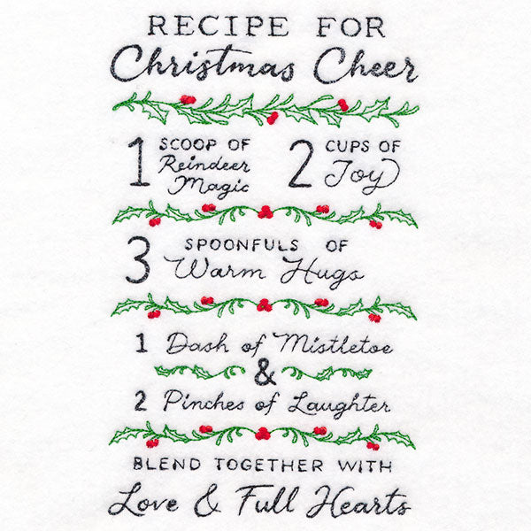 Recipe for Christmas Cheer