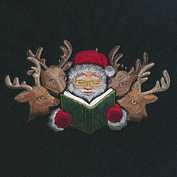 Read Me a Bedtime Story Santa and Christmas Reindeer