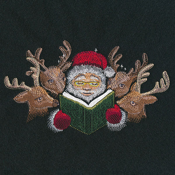 Read Me a Bedtime Story Santa and Christmas Reindeer