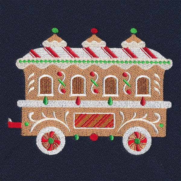 Christmas Gingerbread Train - Box Car
