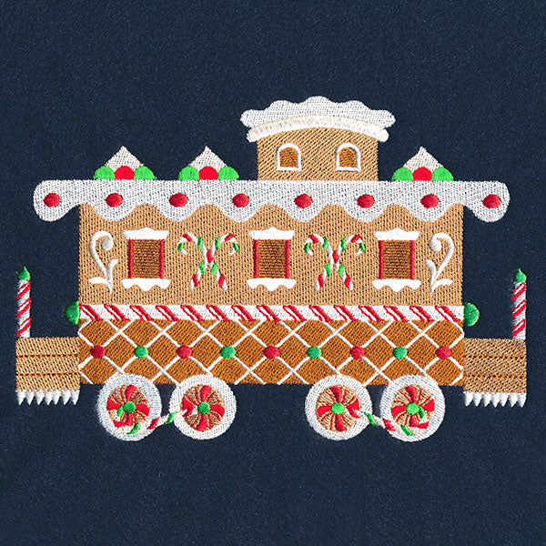 Christmas Gingerbread Train - Caboose