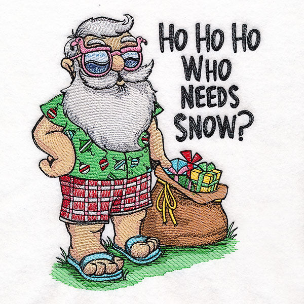 Who Needs Snow Island Santa