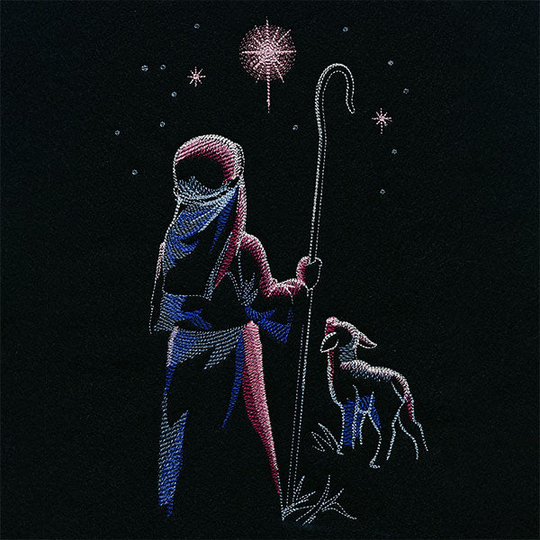 Moonlit Shepherd Boy on Christmas