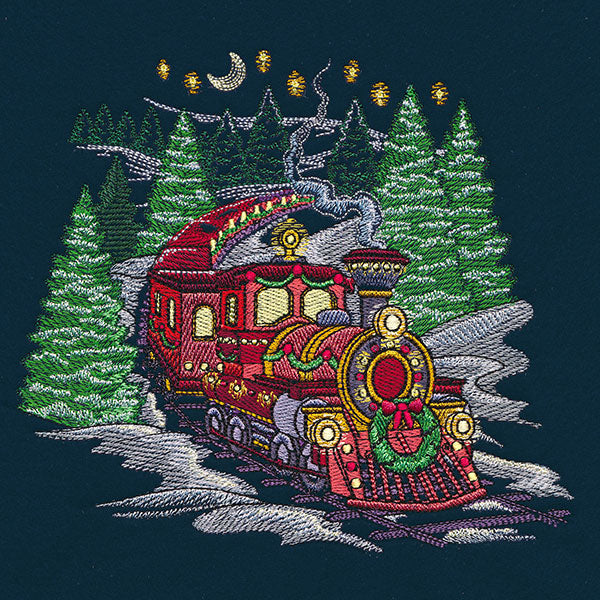 All Aboard the Christmas Train Scene