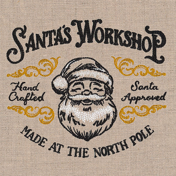 Santa's Workshop - Made at the North Pole Market Sign