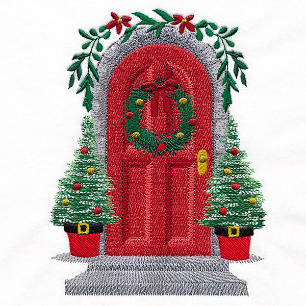 Welcome to Christmas Entryway Door
