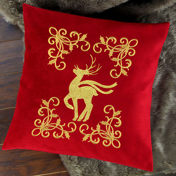 Christmas Elegance in Baroque Reindeer