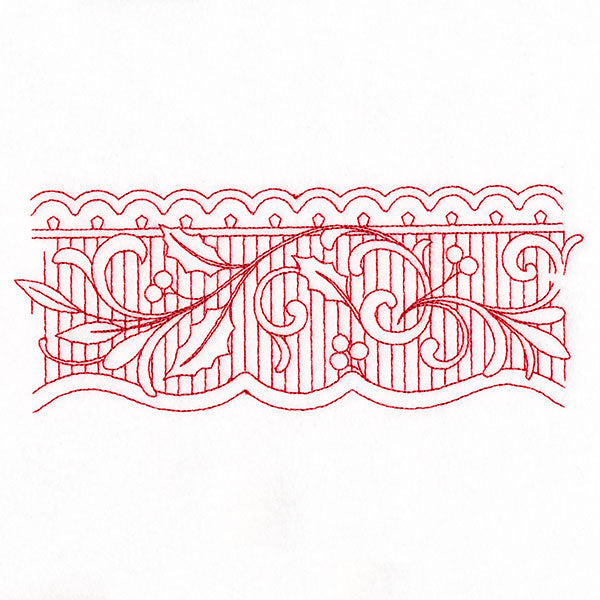 On the Edge of Beauty Christmas Border