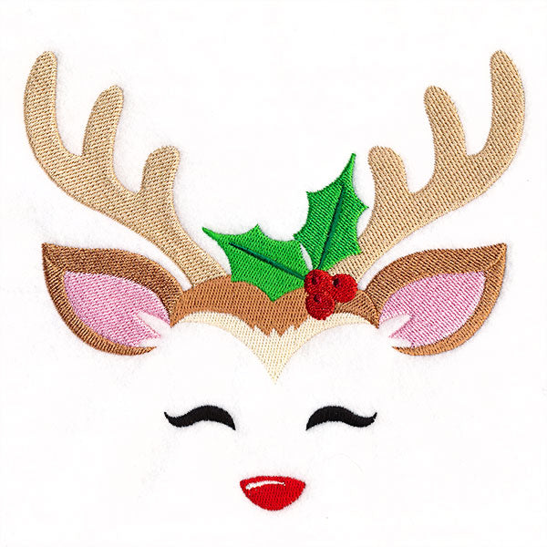 Sweet Tidings Christmas Reindeer Face