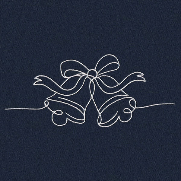 Continuous Holiday Joy Border - Bells