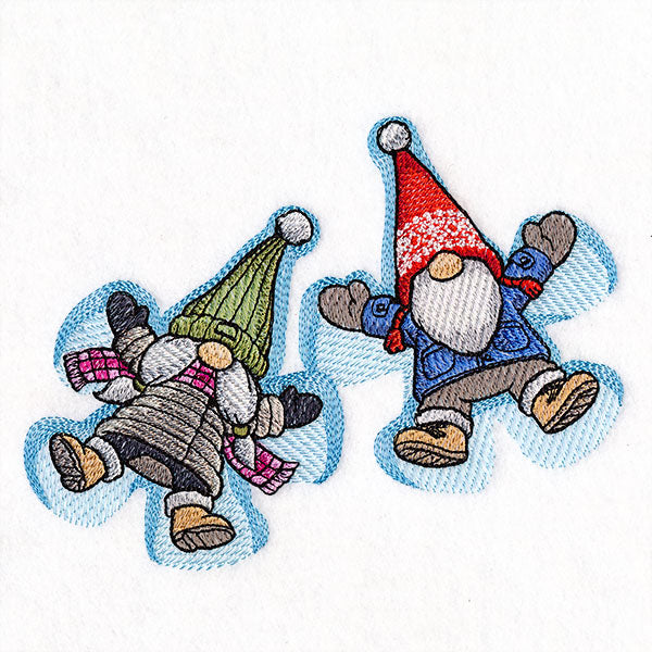 Winter Fun Snow Angel Gnomes