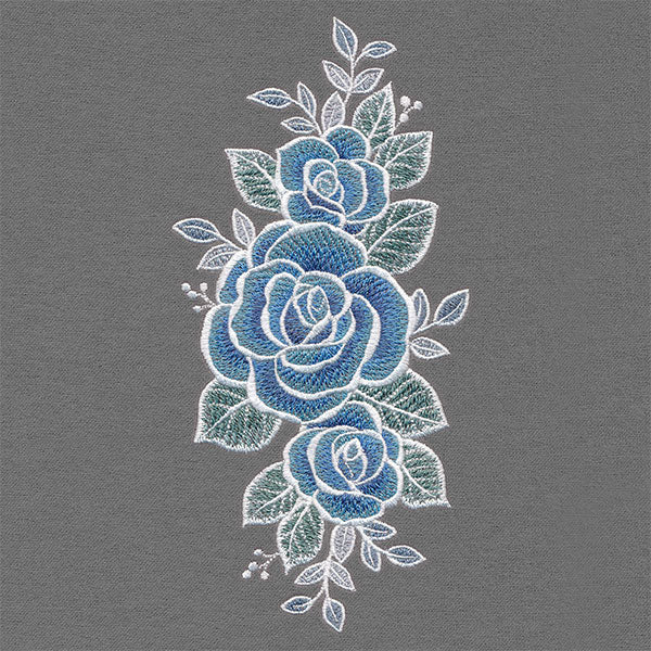 Winter's Splendor Icy Rose Border
