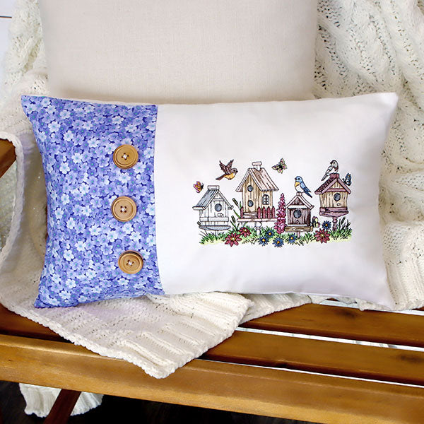 Birdhouse Block Party Border