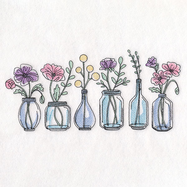 Farmhouse Flowers Border