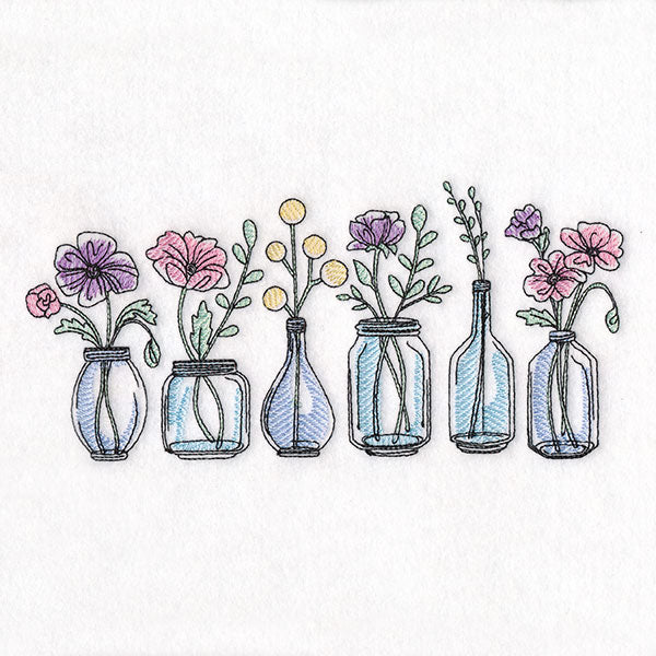 Farmhouse Flowers Border