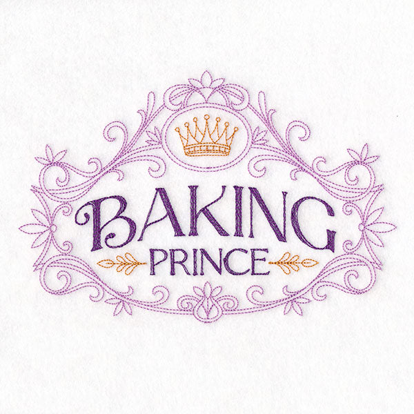 Baking Royalty Sign - Prince