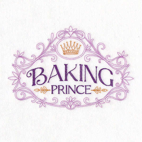 Baking Royalty Sign - Prince