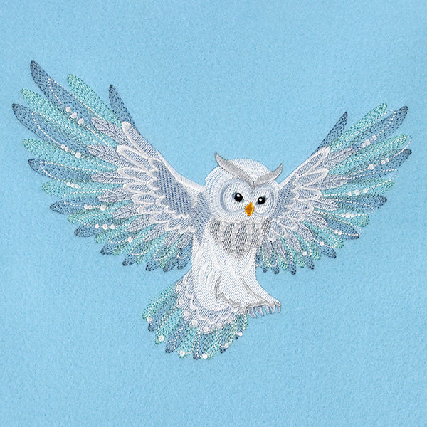 Textured for Winter Owl