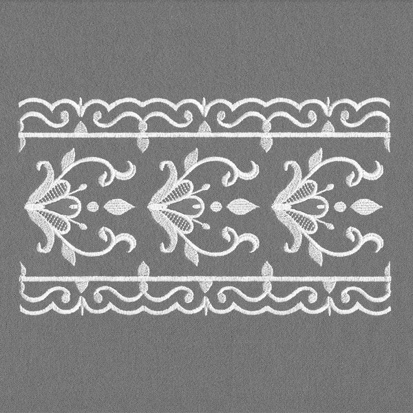 Victorian Details Border 3 (Whitework)
