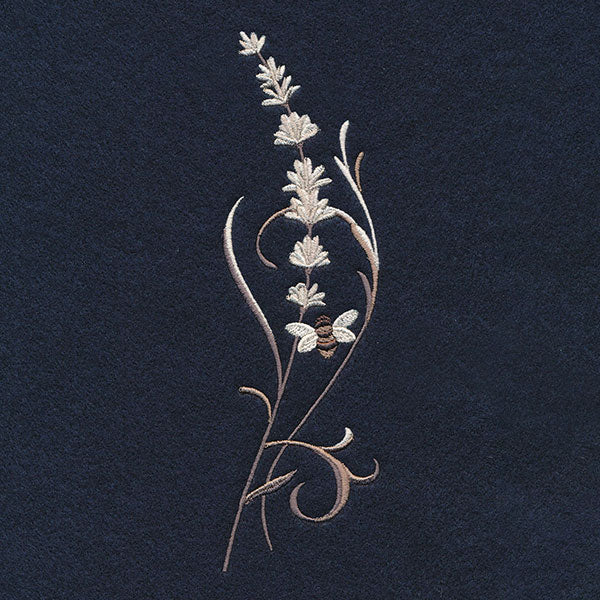 Regal Blooms & Bees Vertical Border