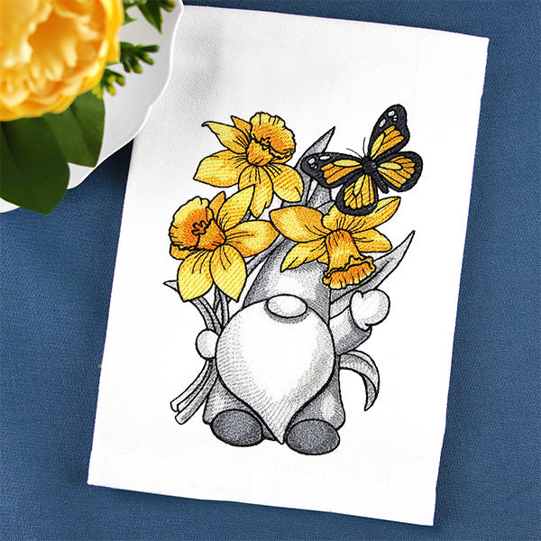 Among the Daffodils Gnome